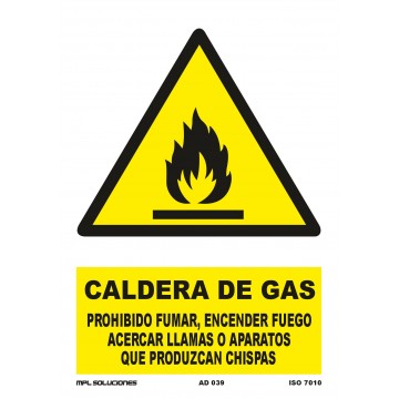 Señal: Caldera de gas