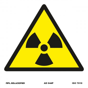 Señal: Peligro radiaciones