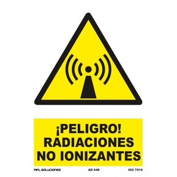 Señal: ¡Peligro! Radiaciones no ionizantes