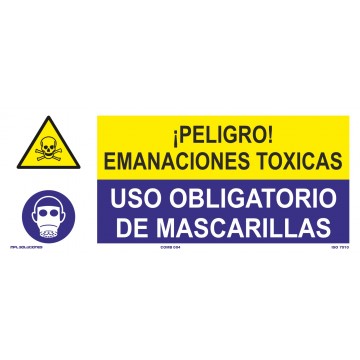 Señal: Emanaciones Tóxicas - Mascarillas
