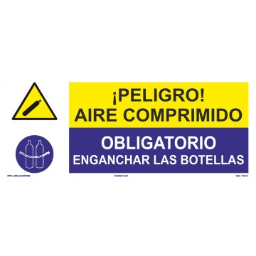 Señal: Aire Comprimido - Enganchar Botellas