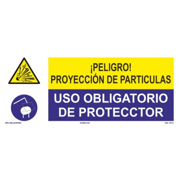 Señal: Proyección De Partículas - Uso De Protector