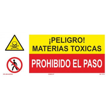 Señal: Materias Tóxicas - Prohibido El Paso