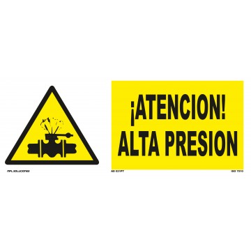 Señal: ¡Atención! Alta presión