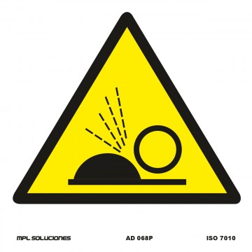 Señal: ¡Peligro! Proyección de partículas