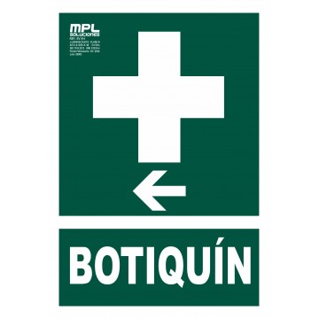 Señal: Botiquín izquierda