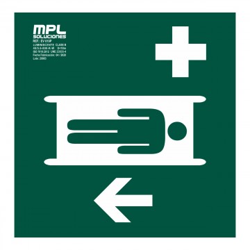 Señal: Primeros auxilios izquierda