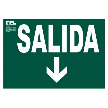 Señal: Salida abajo