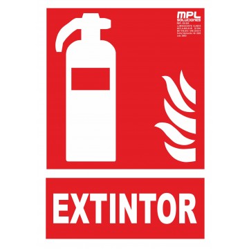 Señal: Extintor de incendios