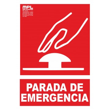 Señal: Parada de emergencia