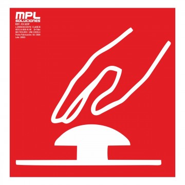 Señal cuadrada: Parada de emergencia