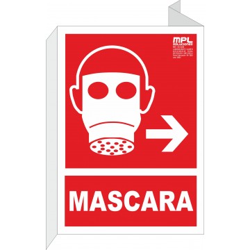 Banderola: Máscara derecha