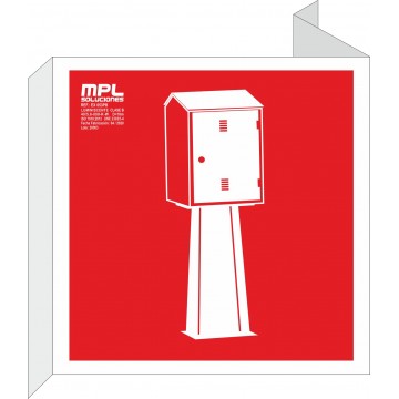 Banderola Cuadrada: Dotación Contra Incendios