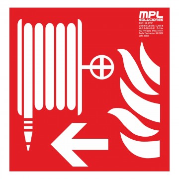 Señal cuadrada: Manguera izquierda