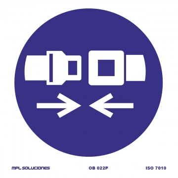 Señal: Abrocharse el cinturón de seguridad