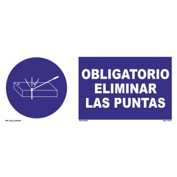 Señal: Obligatorio eliminar las puntas