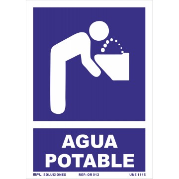 Señal: Agua Potable