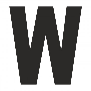 Plantilla Suelo Letra W