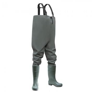 Bota 2091 verde S5 con pantalón peto 39204