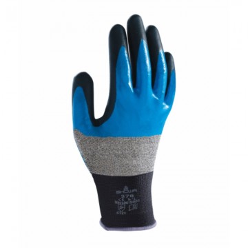 Guante 376R poliéster/nylon con recubrimiento de espuma de nitrilo