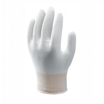 Guante BO610 nylon sin costuras blanco sin recubrimiento