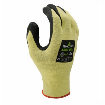 Guante 4561 anticorte con forro kevlar galga 15 con recubrimiento de espuma de nitrilo en la palma