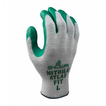 Guante 350R poliéster/algodón con recubrimiento de nitrilo rugoso