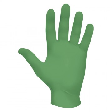 Guante nitrilo desechable verde biodegradable 6110 PF EBT (caja de 100)