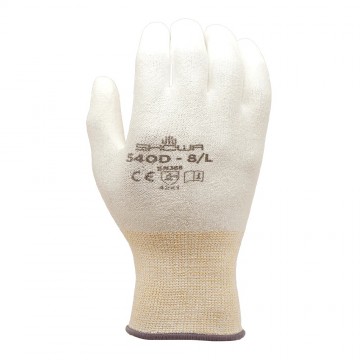 Guante 540D recubrimiento poliuretano en la palma sobre forro de HPPE
