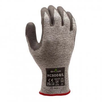 Guante XC500 con recubrimiento de poliuretano y forro acero inoxidable y poliéster