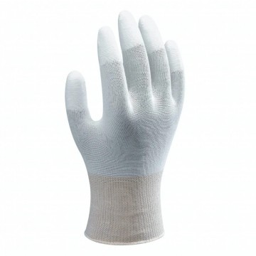 Guante modelo BO605 con forro de nylon y puntas de los dedos recubiertas de poliuretano con puño largo