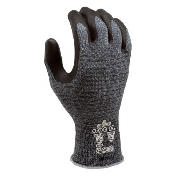 Guante modelo AP800 antiestático con forro de nylon/poliéster y recubrimiento de nitrilo