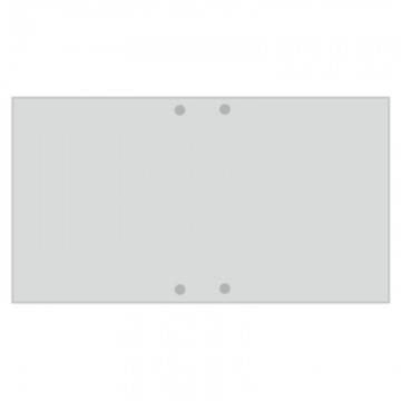 NO USAR. Placa informativa 40x20 blanca modelo 0680